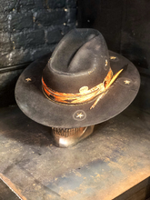 Load image into Gallery viewer, Vintage Rare Custom Cowboy Hat , "FALLEN ANGEL"