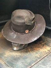 Load image into Gallery viewer, Vintage Rare Custom cowboy hat , "HARD WORKER"