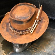 Load image into Gallery viewer, Vintage Rare Custom Hat , "double barreled "