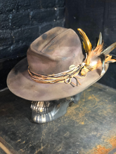 Load image into Gallery viewer, Vintage Rare Custom Hat "THE FIGHTING ROOSTER"