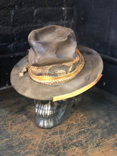 Load image into Gallery viewer, Vintage Rare Custom cowboy hat , "THE GUNNY SACK"