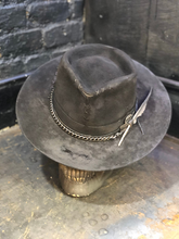 Load image into Gallery viewer, Vintage Rare Custom hat , "The bank robber was riding a bobber”