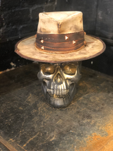 Load image into Gallery viewer, Leather Vintage Rare Custom Beaver Felt Hat “Filthy Fucker” Cool Cowboy Mens Special Gifts for Him