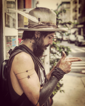 Load image into Gallery viewer, Vintage Rare Custom cowboy hat " ROCKIN'TRASH"