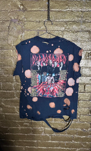 Unisex Rock & Roll Def Leppard custom vintage tee / T-shirt