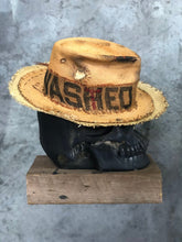 Load image into Gallery viewer, Boho rock straw hat “Wash -Ted”
