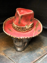 Load image into Gallery viewer, Vintage rare custom hat “ High heals , champagne &amp; bloody noses “
