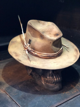 Load image into Gallery viewer, Vintage Rare Custom cowboy hat &quot; ROCKIN&#39;TRASH&quot;
