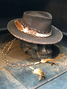 Vintage Rare Custom hat , "hearty dirty “