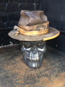 Vintage Rare Custom cowboy hat , "THE GUNNY SACK"