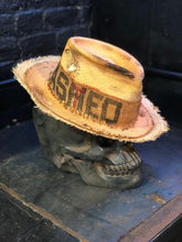 Load image into Gallery viewer, Boho rock straw hat “Wash -Ted”
