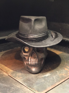 Vintage Rare Custom Hat , "Paint it Black"