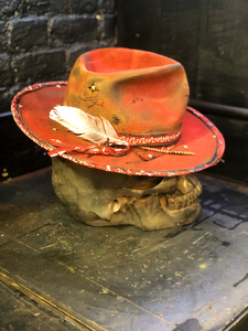 Vintage Rare Custom Hat , “rebirth of a burnt angel”