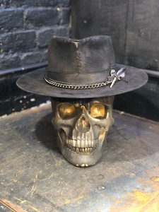 Vintage Rare Custom hat , "The bank robber was riding a bobber”