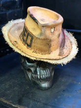 Load image into Gallery viewer, Boho rock straw hat “Wash -Ted”
