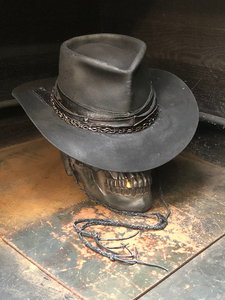 Vintage Rare Custom hat , "Wanted  , but naked “