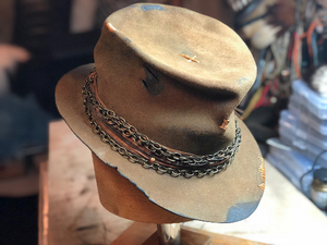 Vintage Rare Custom Hat , "You've got to feel it burn "   Made to order