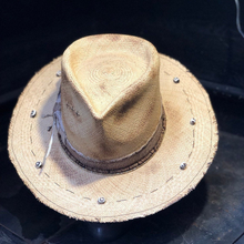 Load image into Gallery viewer, Boho Rock straw hat &quot; Mystical sand &quot;
