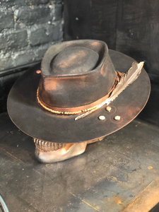 Vintage rare custom hat “Tea time with the shaman”