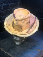 Load image into Gallery viewer, Boho rock straw hat “Wash -Ted”
