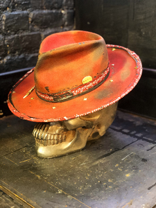 Vintage Rare Custom Hat , “rebirth of a burnt angel”