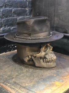 Vintage Rare Custom hat , "The bank robber was riding a bobber”