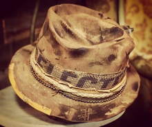 Load image into Gallery viewer, Vintage Rare Custom cowboy hat , &quot;THE GUNNY SACK&quot;
