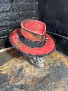 Vintage Rare Custom Hat ," Into the rock through walls of red dreams"